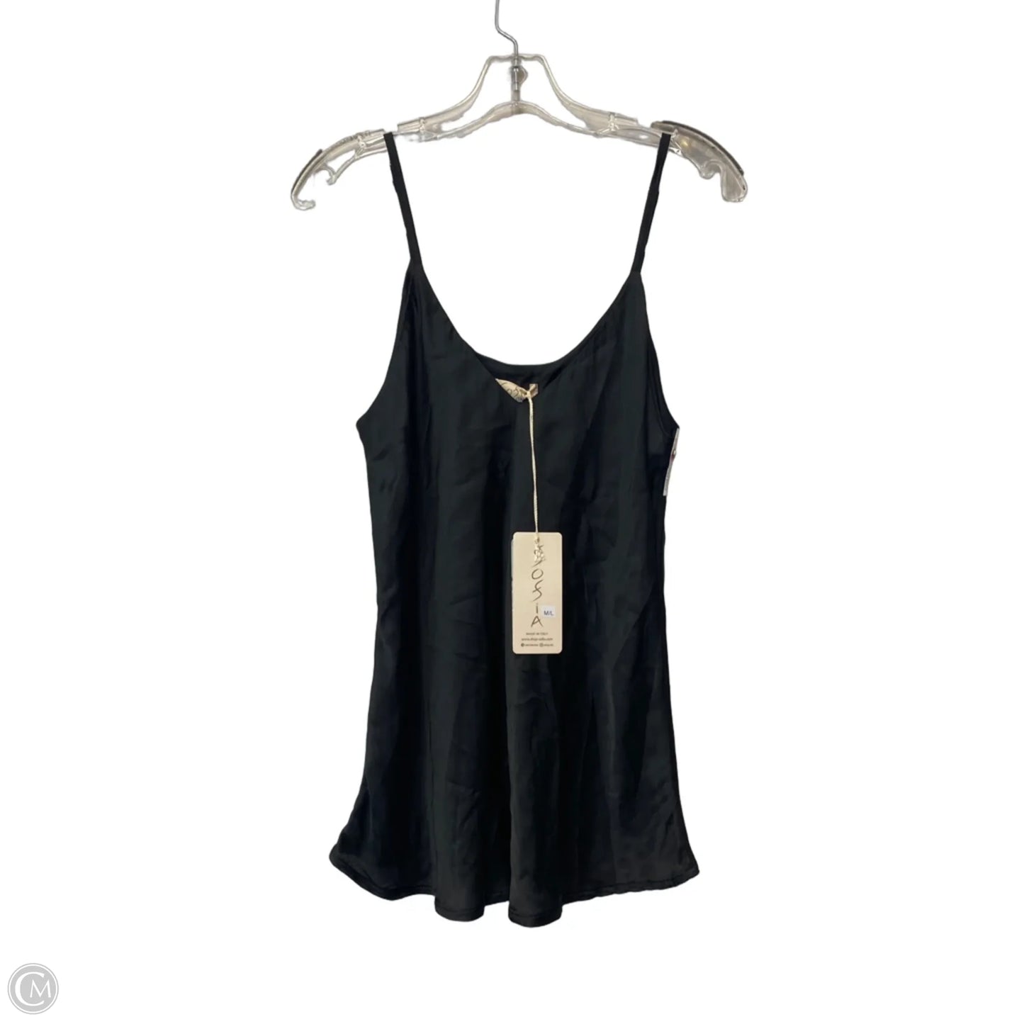 Tank Top By Clothes Mentor In Black, Size: M