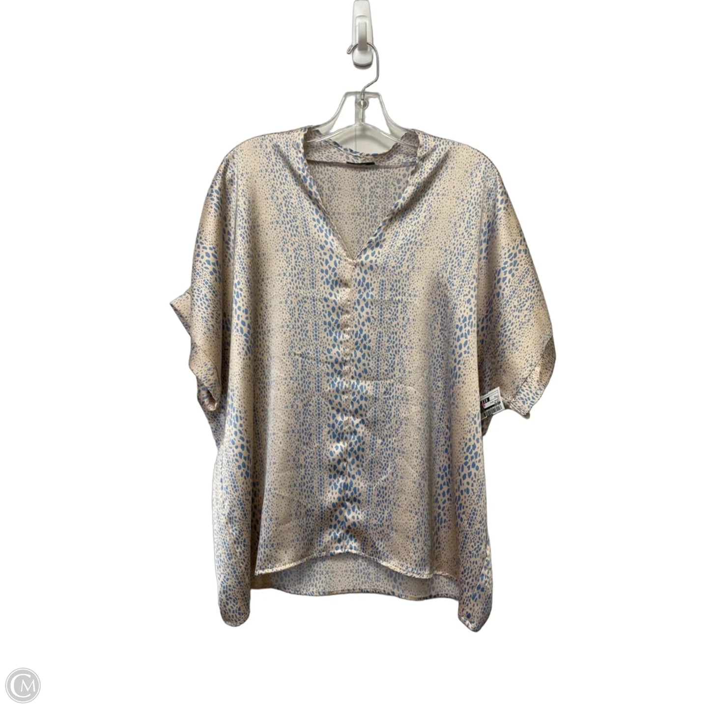 Top Short Sleeve By Jodifl In Animal Print, Size: M