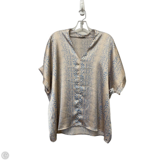 Top Short Sleeve By Jodifl In Animal Print, Size: M