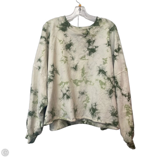 Athletic Sweatshirt Crewneck By Lululemon In Tie Dye Print, Size: Xxl
