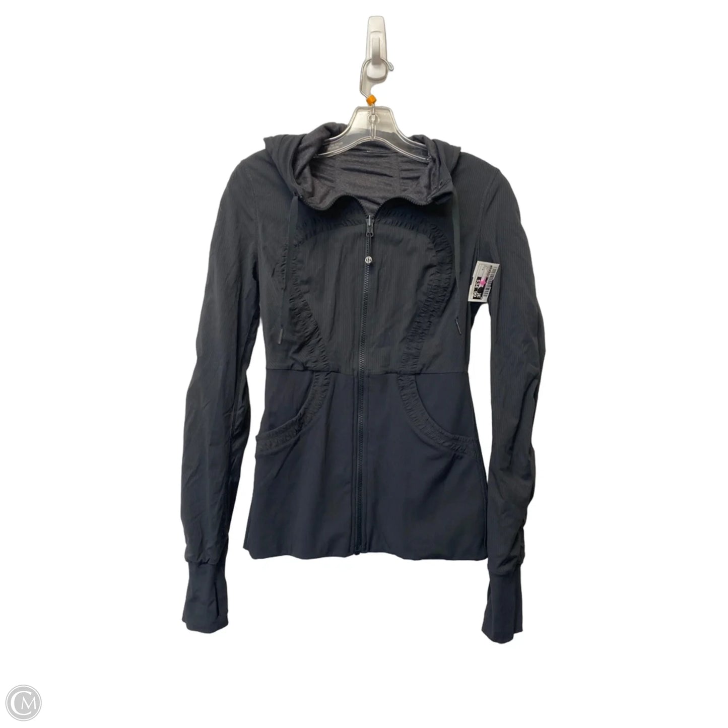 Athletic Jacket By Lululemon In Grey, Size: S