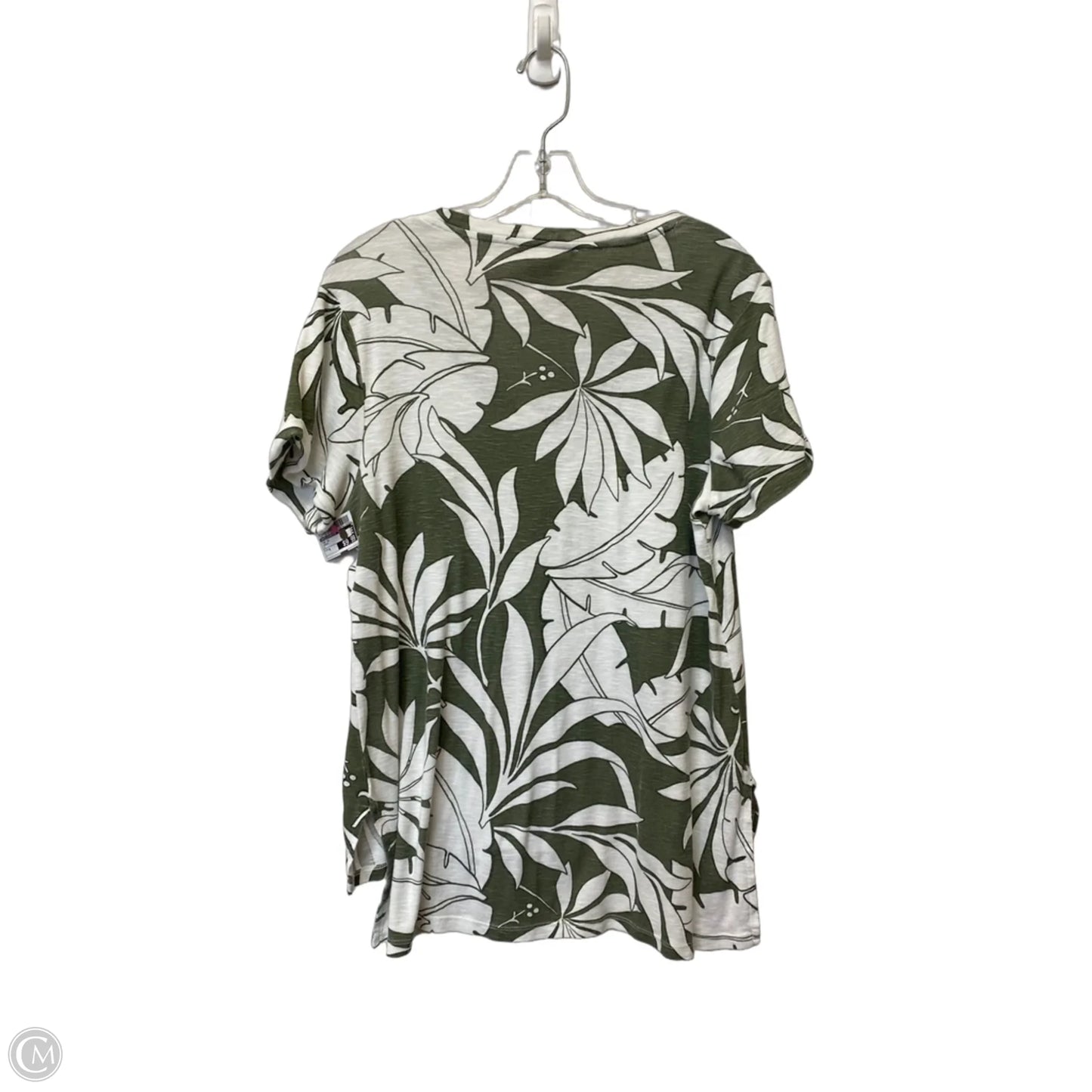 Top Short Sleeve By Philosophy In Green, Size: M