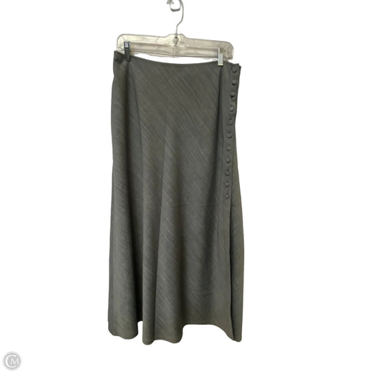 Skirt Designer By Lafayette 148 In Grey, Size: 12