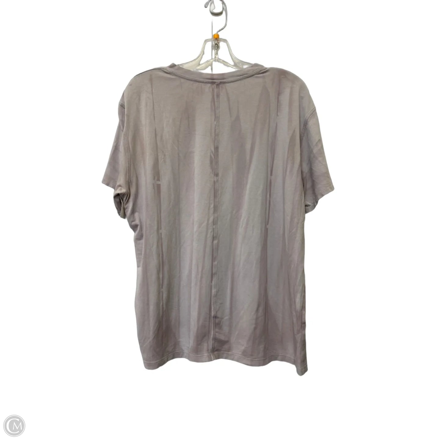 Top Short Sleeve By Lululemon In Tie Dye Print, Size: L