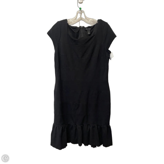 Dress Casual Midi By White House Black Market In Black, Size: 12