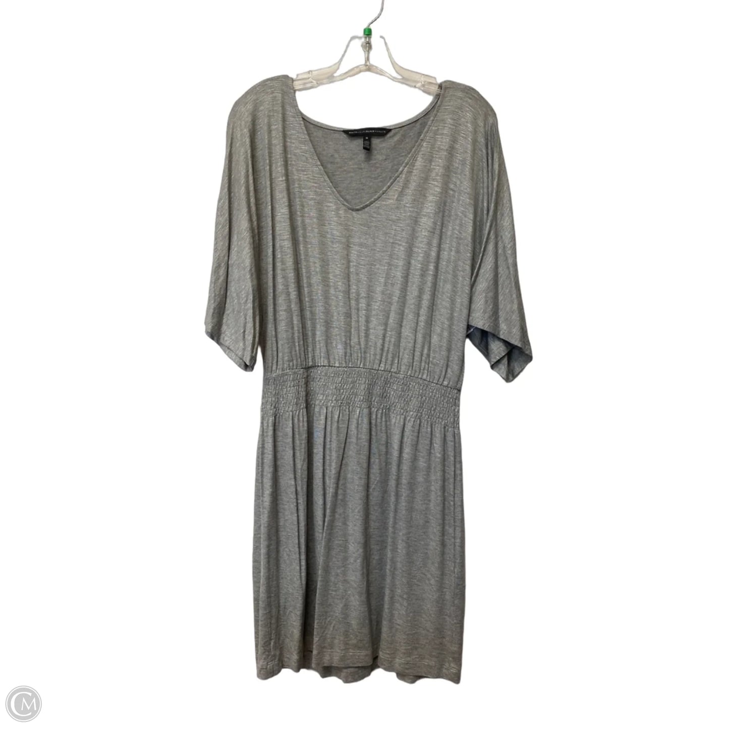 Dress Casual Midi By White House Black Market In Grey, Size: M