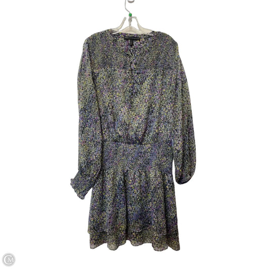 Dress Casual Midi By White House Black Market In Multi-colored, Size: L
