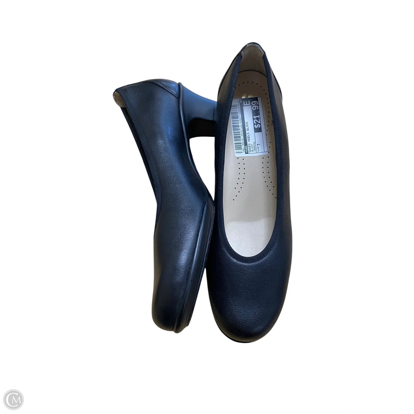 Shoes Heels Block By Sas In Black, Size: 7