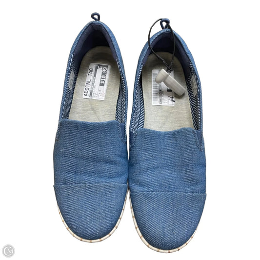 Shoes Flats By Clothes Mentor In Blue, Size: 8.5