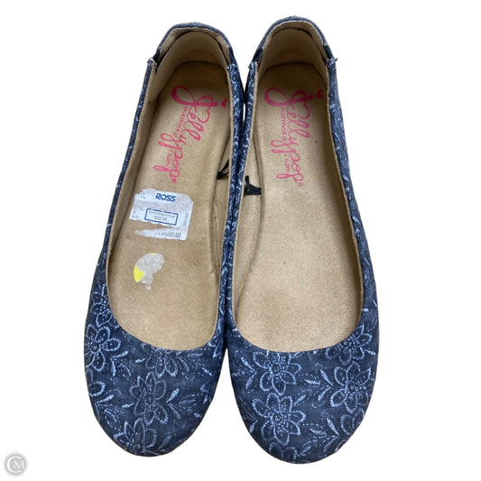 Shoes Flats By Jelly Pop In Blue, Size: 9