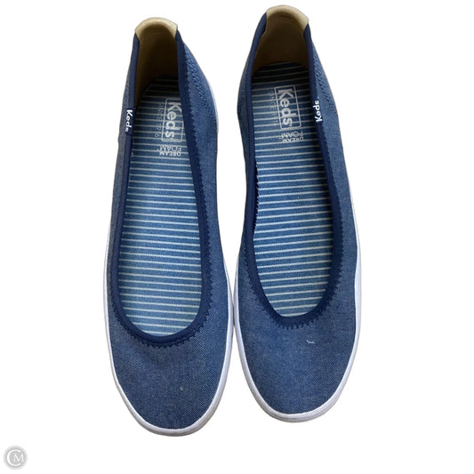 Shoes Flats By Keds In Blue, Size: 9