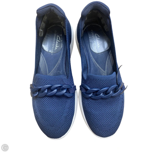 Shoes Flats By Clarks In Blue, Size: 7