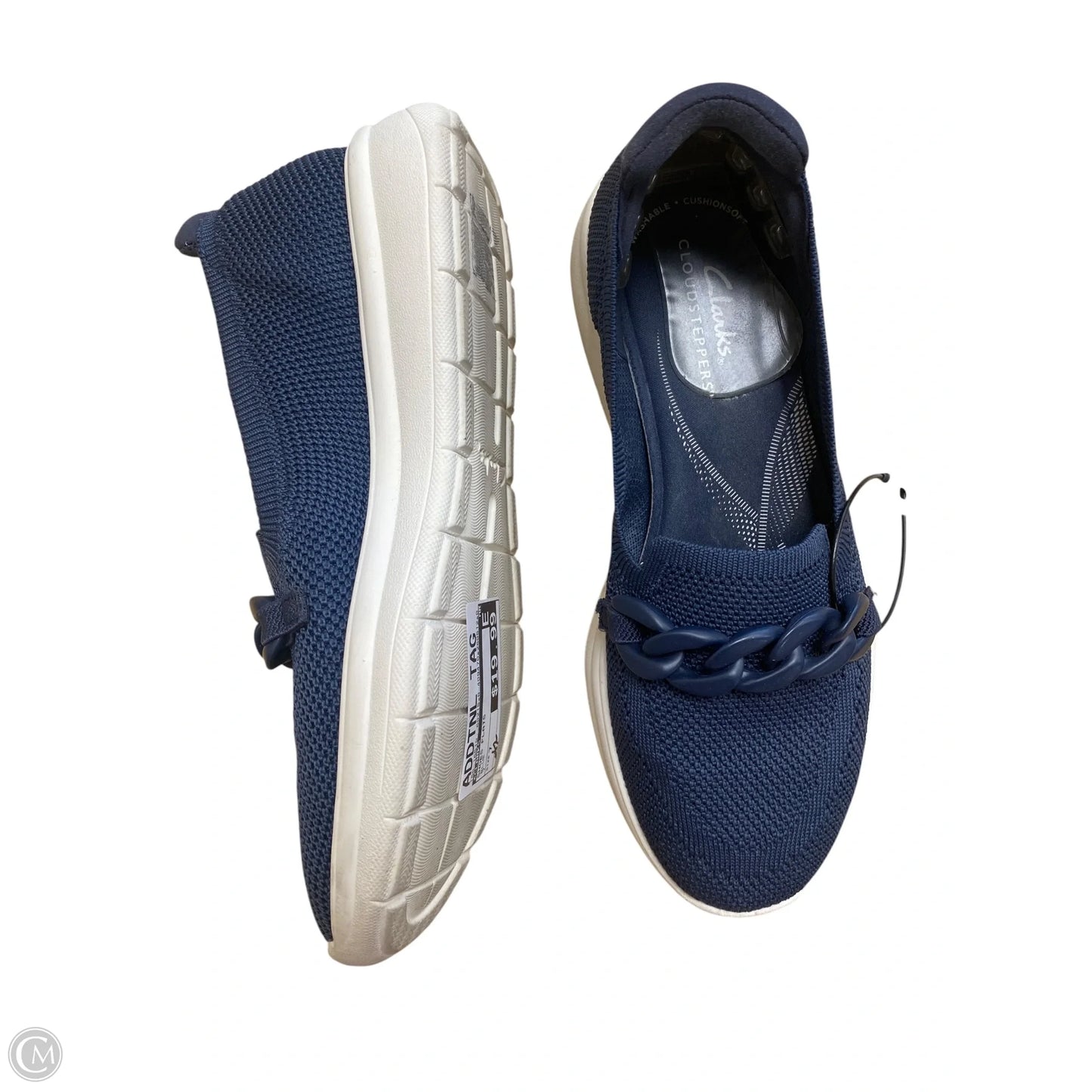 Shoes Flats By Clarks In Blue, Size: 7