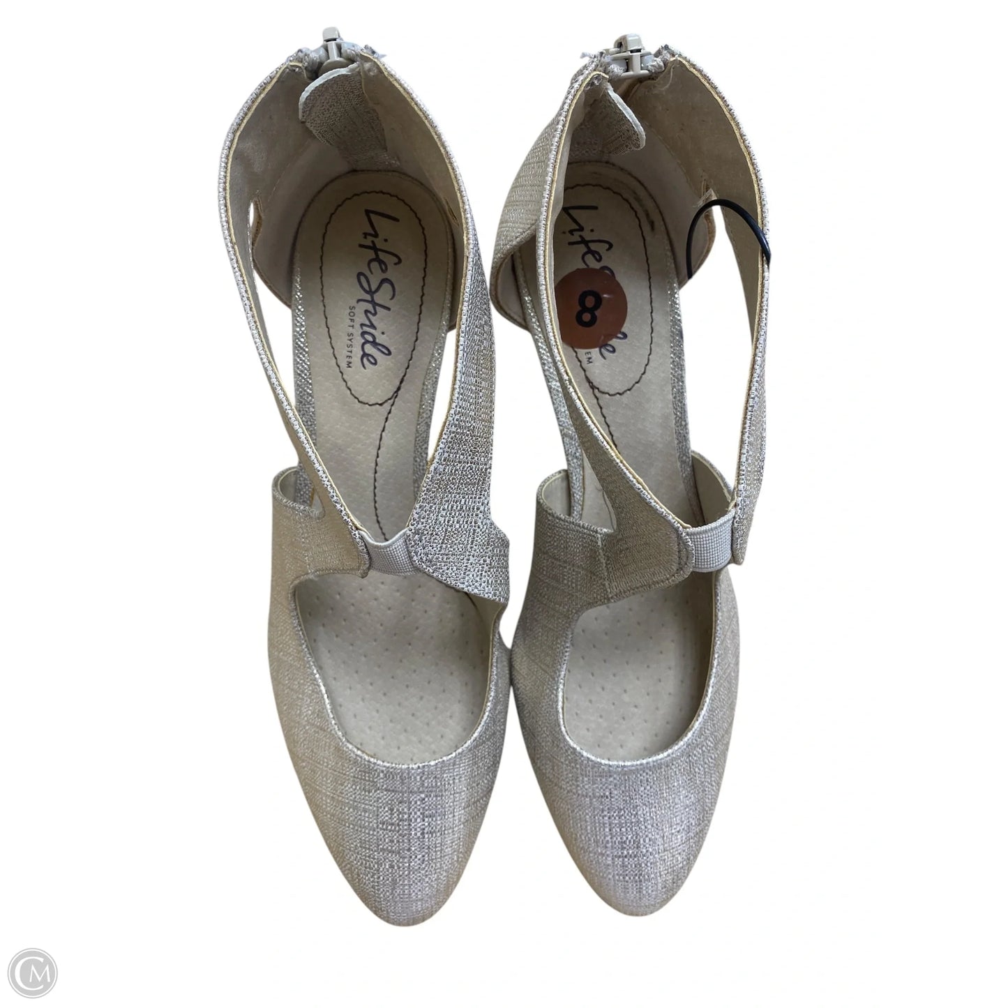 Shoes Heels Stiletto By Life Stride In Gold, Size: 8