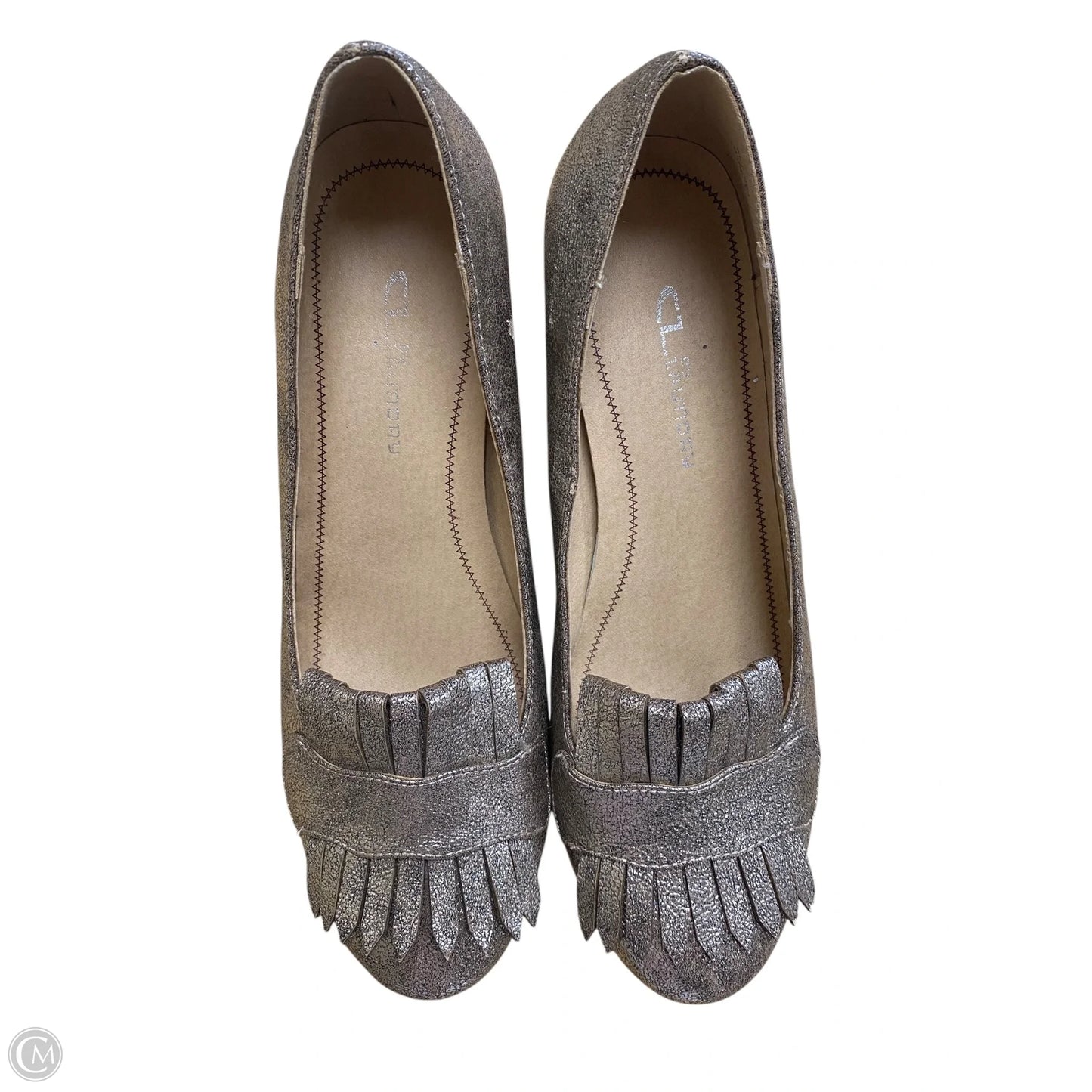 Shoes Heels Block By Cl By Chinese Laundry In Gold, Size: 7.5