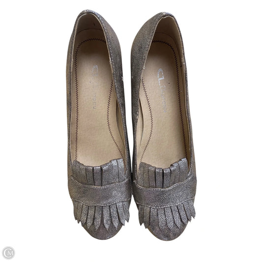 Shoes Heels Block By Cl By Chinese Laundry In Gold, Size: 7.5