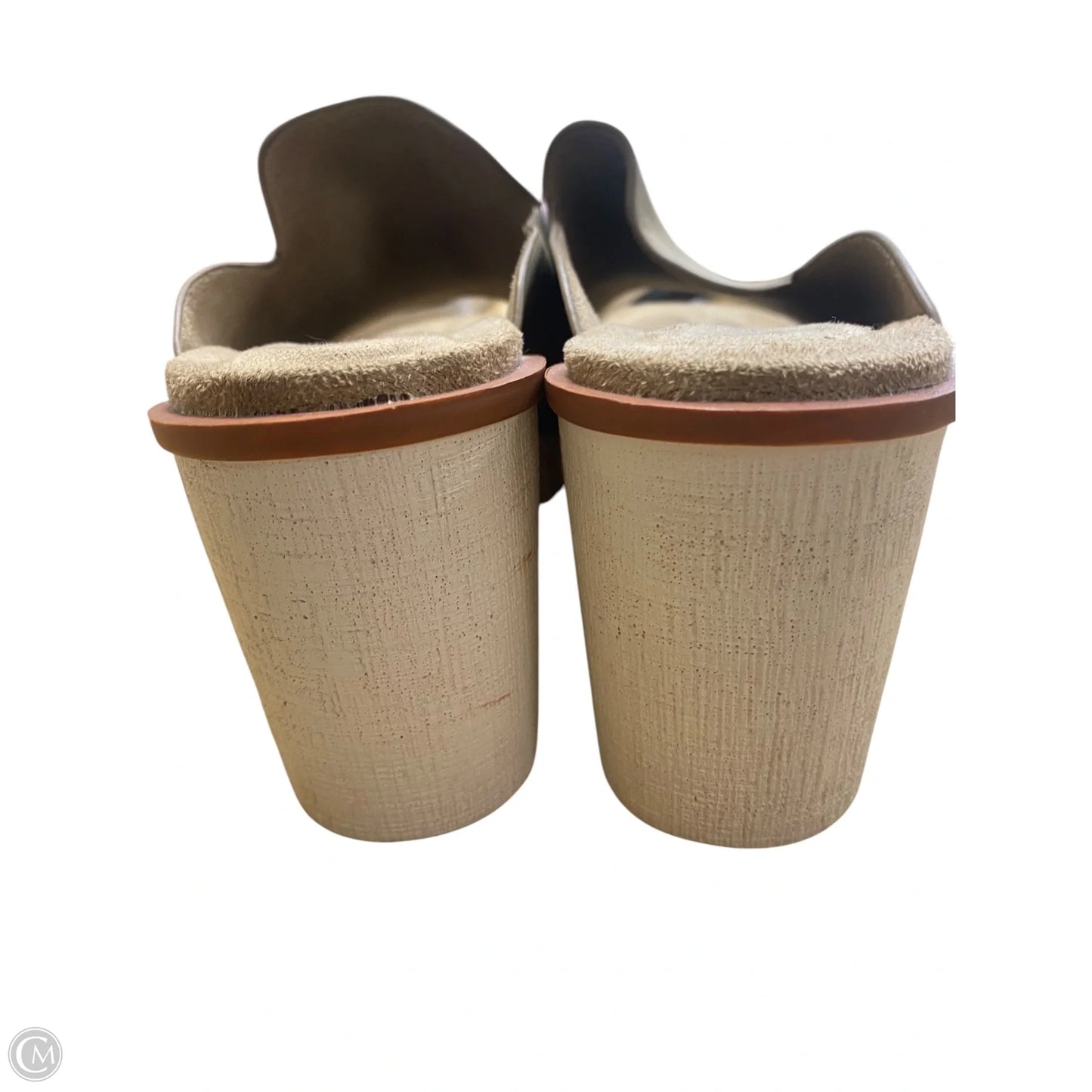 Shoes Heels Block By Pierre Dumas In Tan, Size: 7
