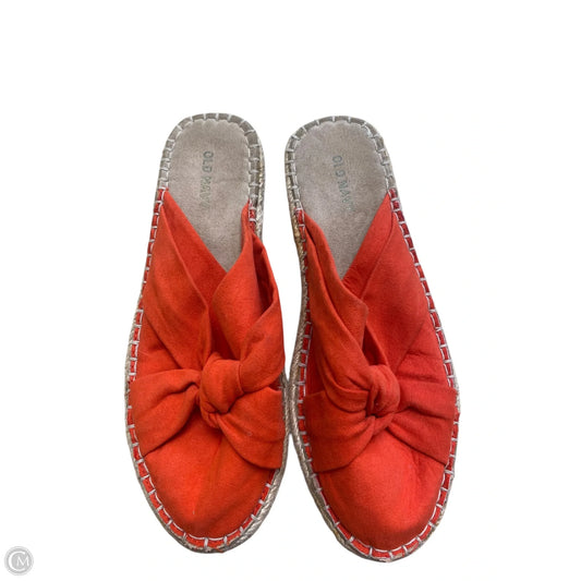 Shoes Flats By Old Navy In Red, Size: 7