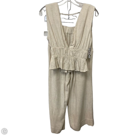 Pants Set 2pc By Bagatelle In Cream, Size: Xs