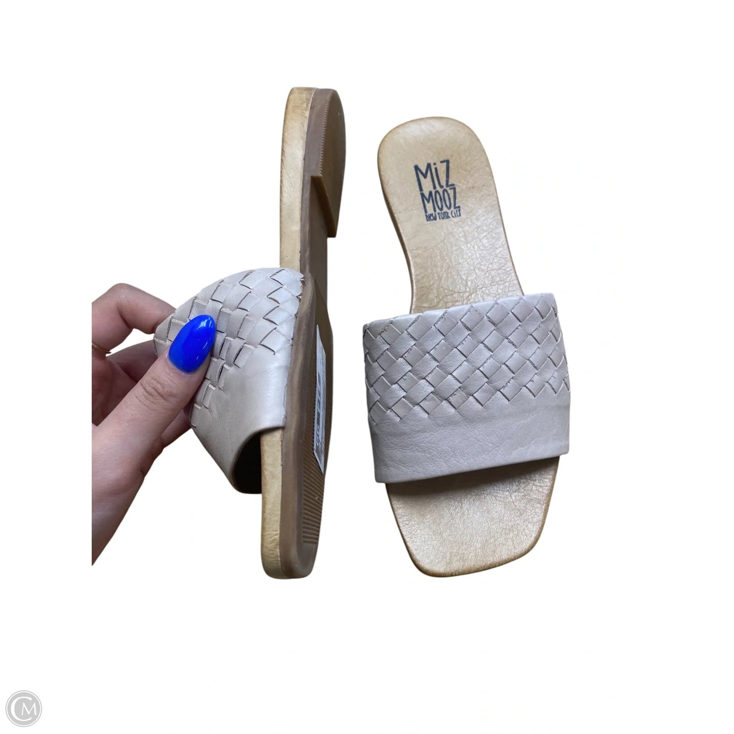 Sandals Flip Flops By Miz Mooz In Tan, Size: 7