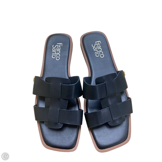 Sandals Flats By Franco Sarto In Black, Size: 7.5