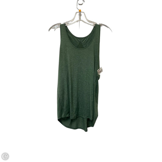 Athletic Tank Top By Lululemon In Green, Size: L