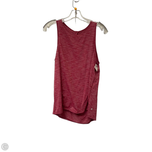 Athletic Tank Top By Lululemon In Pink, Size: L