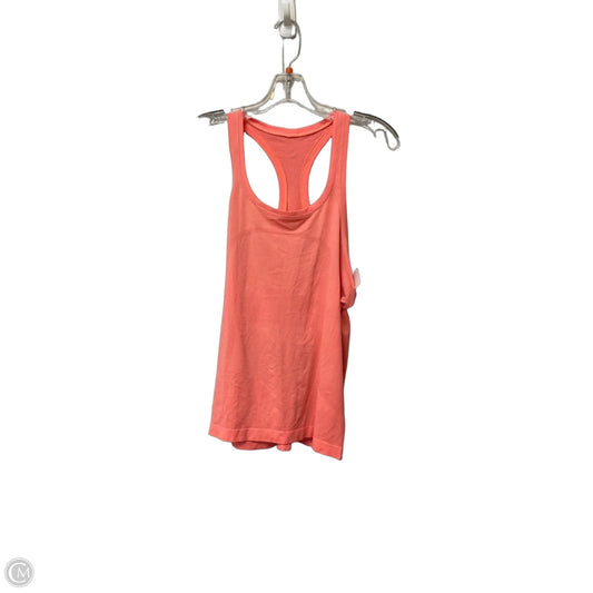 Athletic Tank Top By Lululemon In Pink, Size: 8