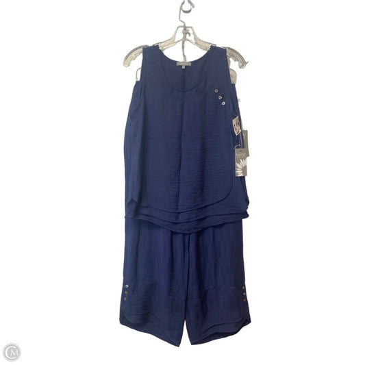 Pants Set 2pc By Habitat In Blue, Size: S