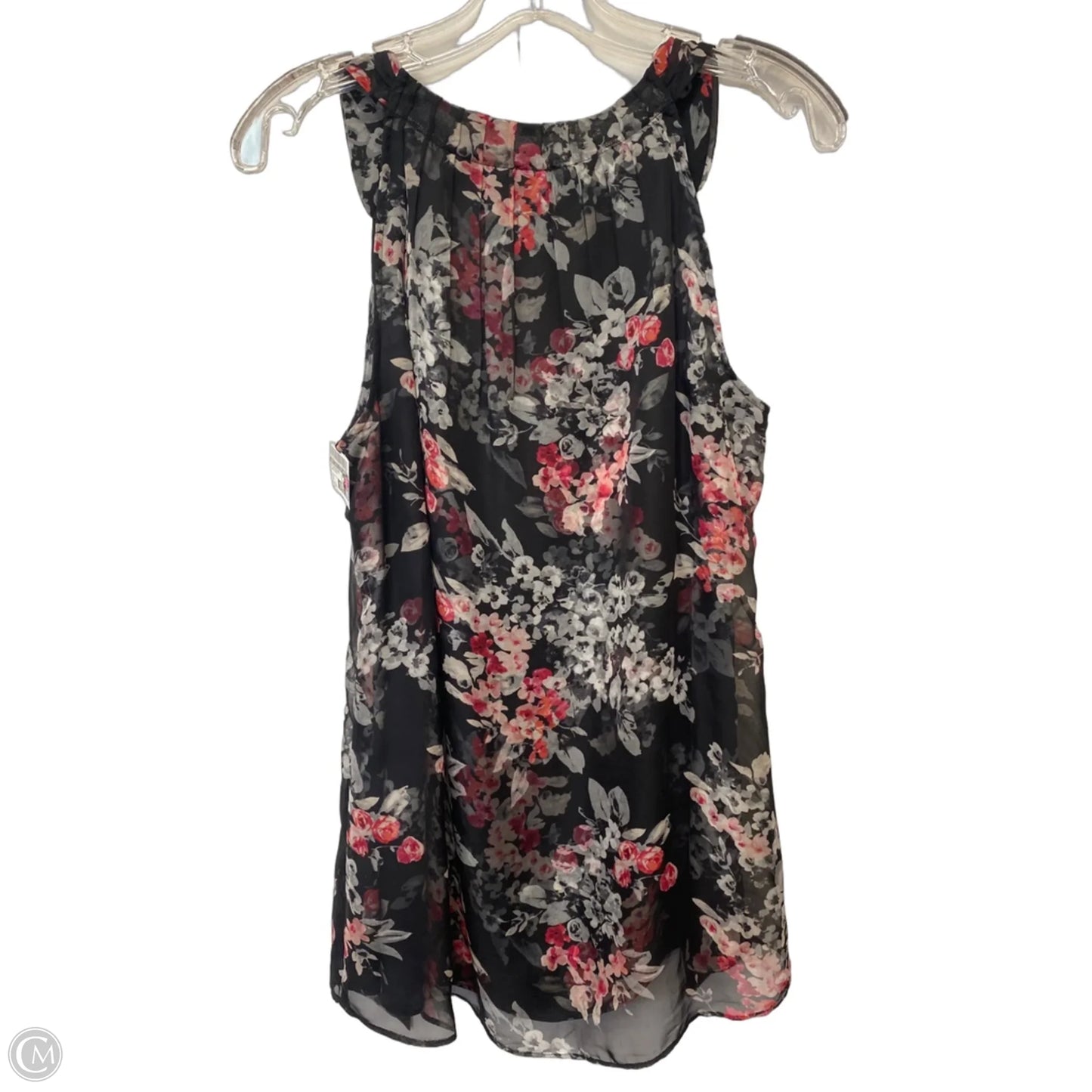 Top Sleeveless By White House Black Market In Floral Print, Size: 8