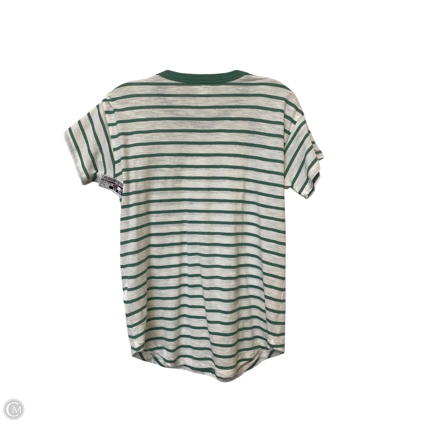 Top Short Sleeve Basic By Madewell In Striped Pattern, Size: Xs