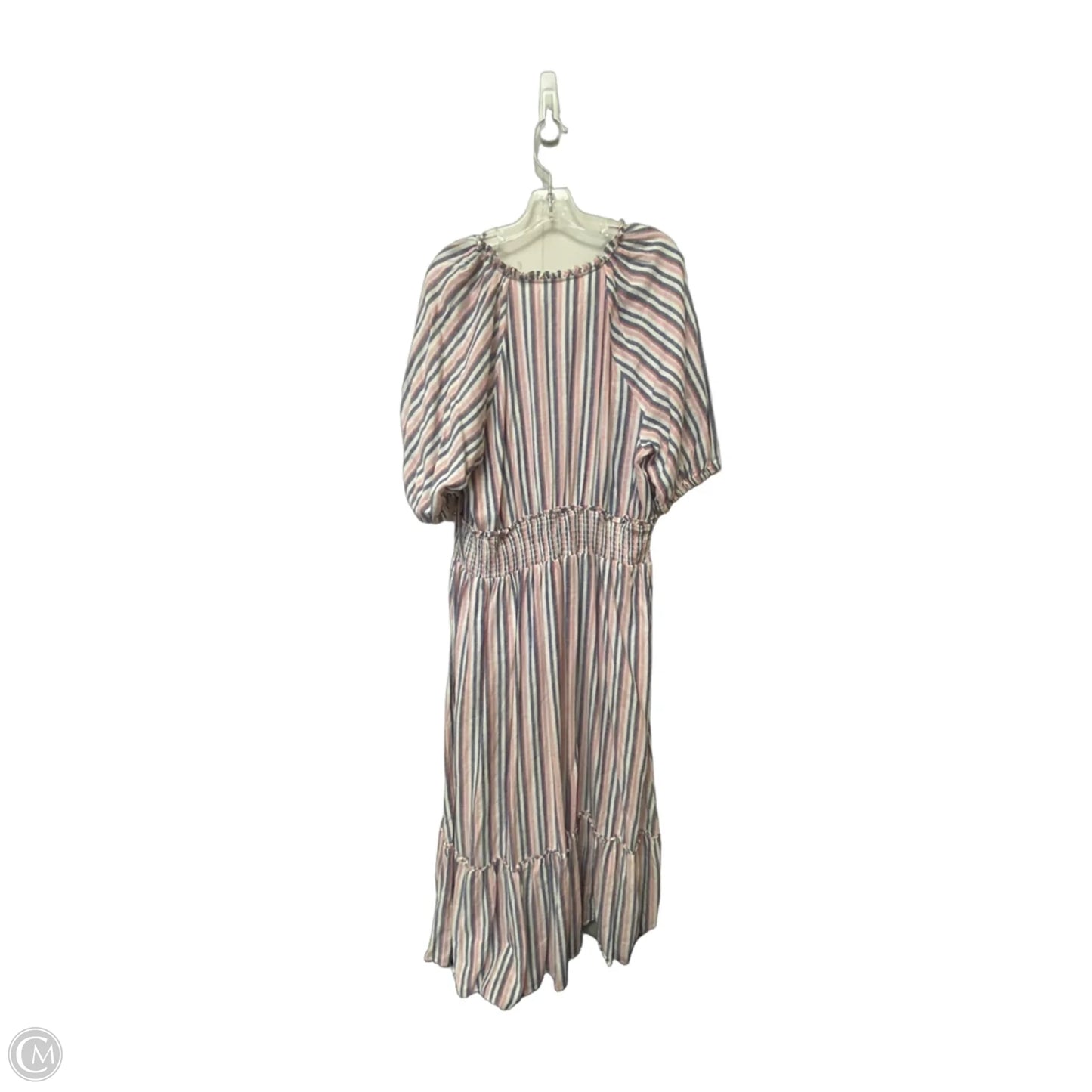 Dress Casual Maxi By Caslon In Striped Pattern, Size: 1x