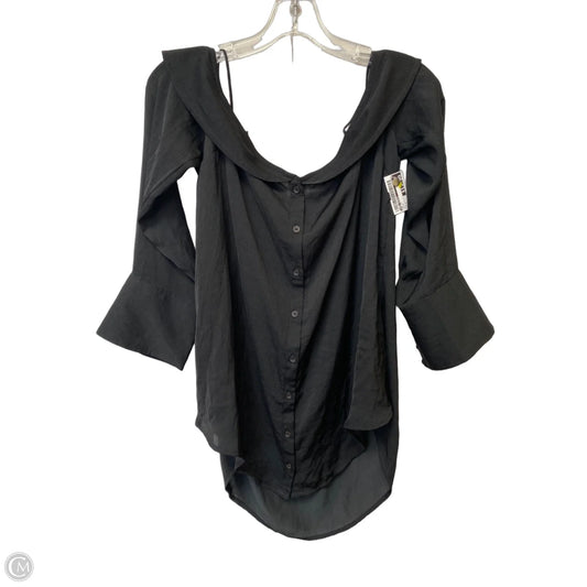 Top Long Sleeve By Free People In Black, Size: S