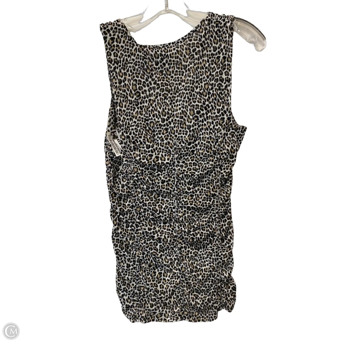 Top Sleeveless By White House Black Market In Animal Print, Size: M