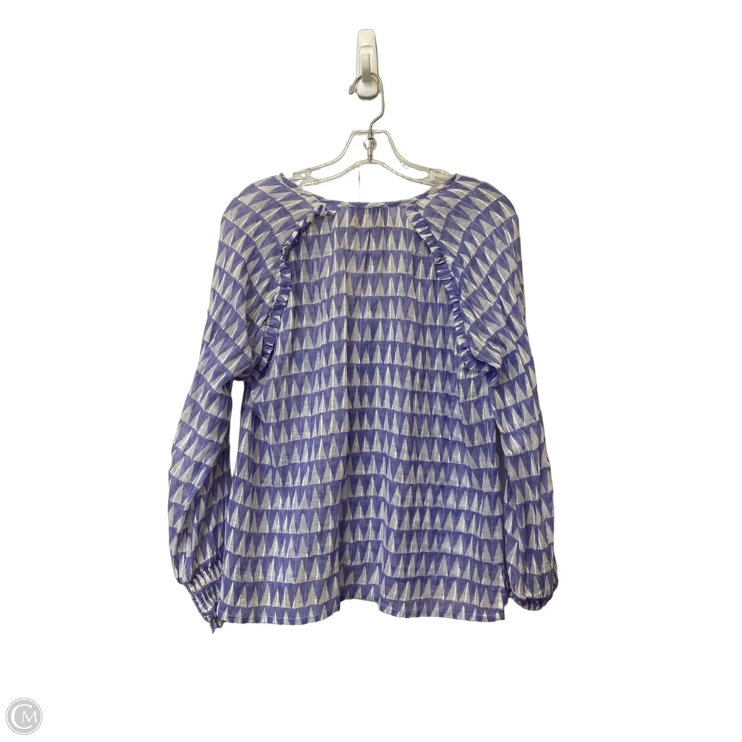 Top Long Sleeve By Cleobella In Blue, Size: S