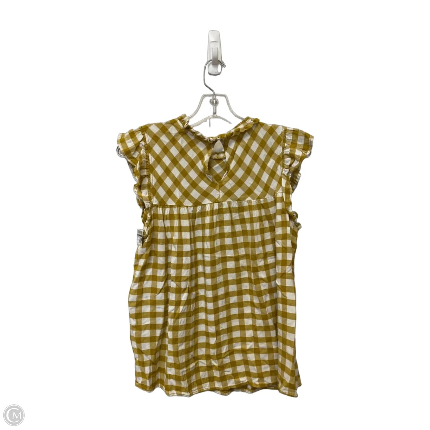 Top Sleeveless By Jodifl In Yellow, Size: S