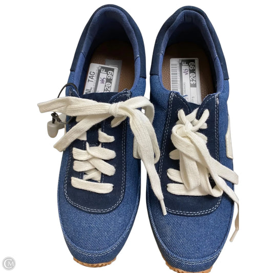 Shoes Sneakers By Loft In Blue, Size: 5