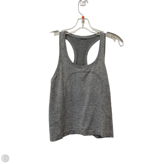 Athletic Tank Top By Lululemon In Grey, Size: 6