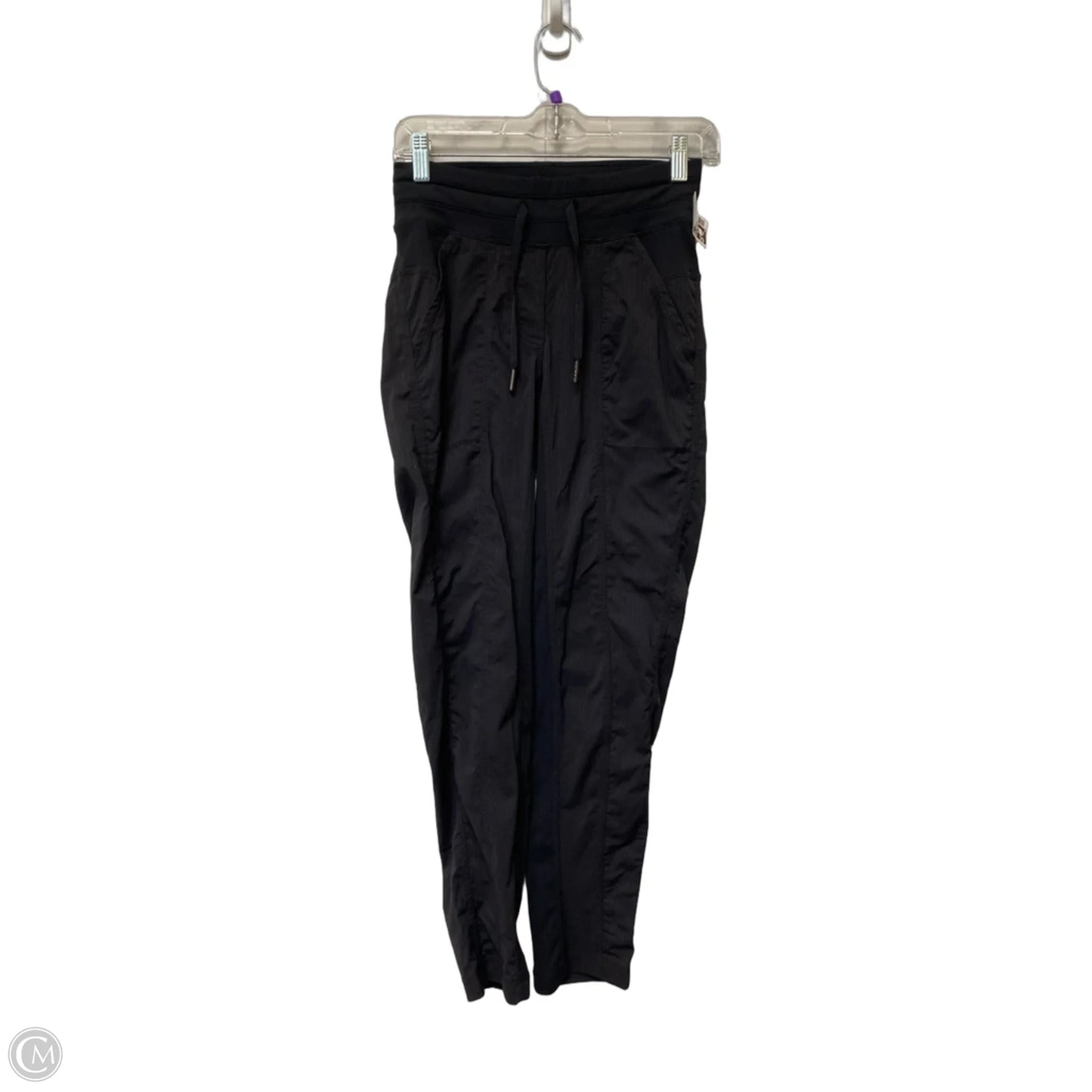 Athletic Pants By Lululemon In Black, Size: Xs