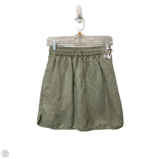 Skirt Mini & Short By Madewell In Green, Size: Xxs