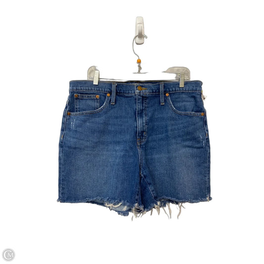 Shorts By Madewell In Blue Denim, Size: 14