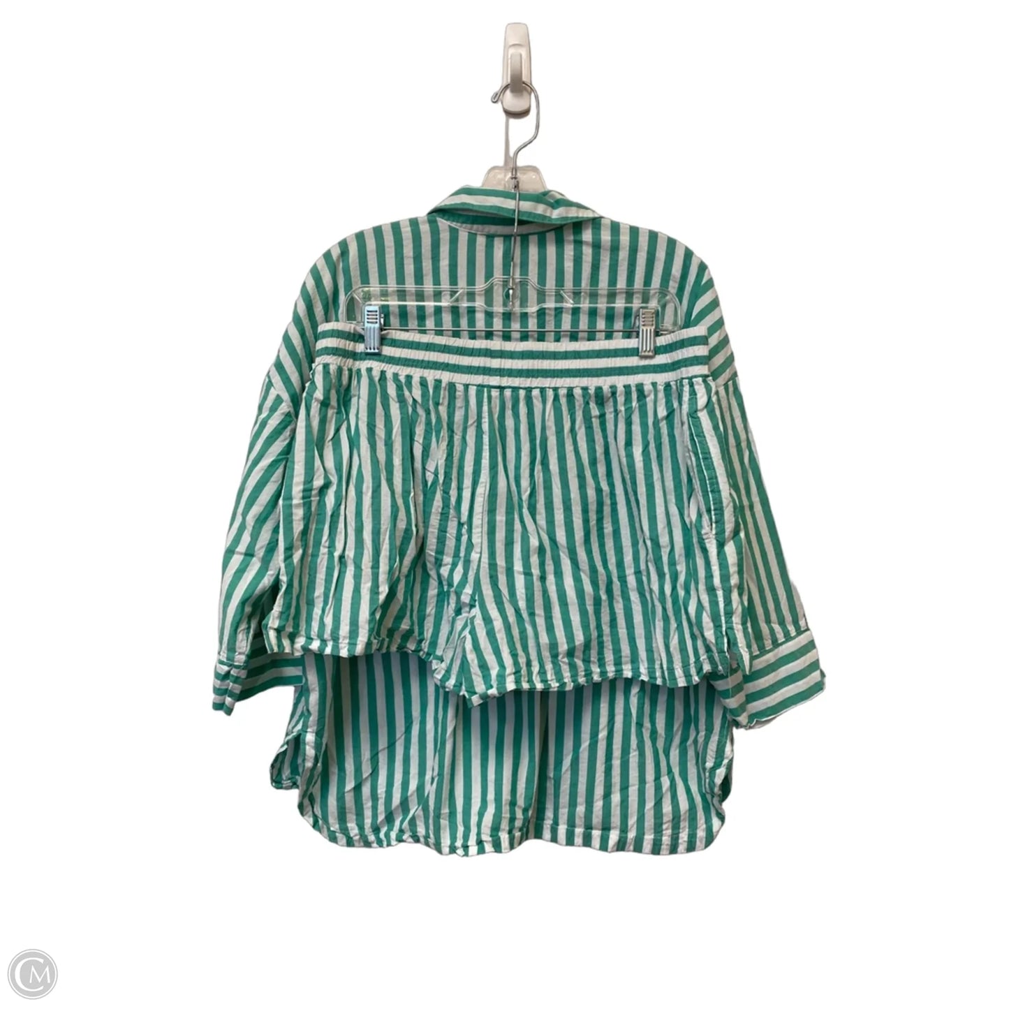 Lounge Set Shorts By Joyspun In Striped Pattern, Size: L