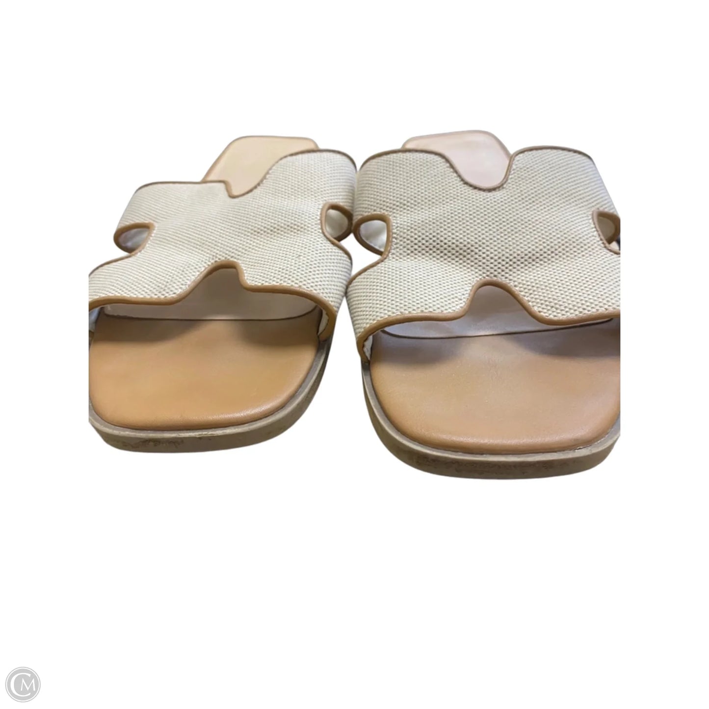 Sandals Flip Flops By A New Day In Tan, Size: 11