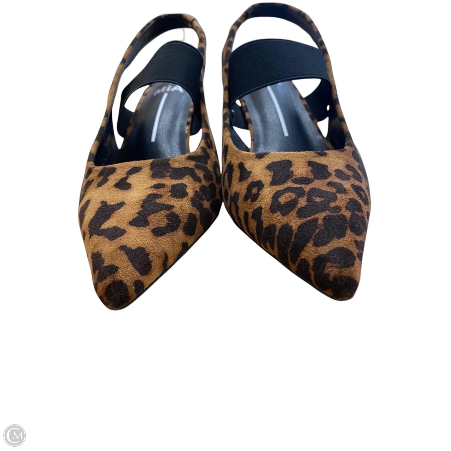 Shoes Heels Kitten By Mia In Animal Print, Size: 6.5