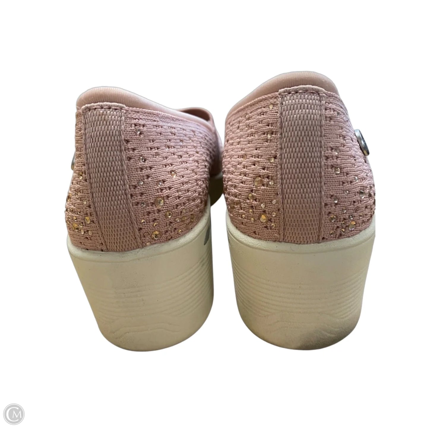 Shoes Heels Wedge By Skechers In Pink, Size: 6.5