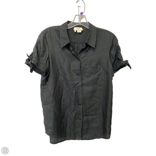 Top Short Sleeve Designer By Kate Spade In Black, Size: 6