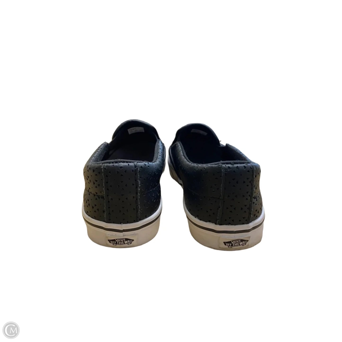 Shoes Flats By Vans In Black, Size: 7.5
