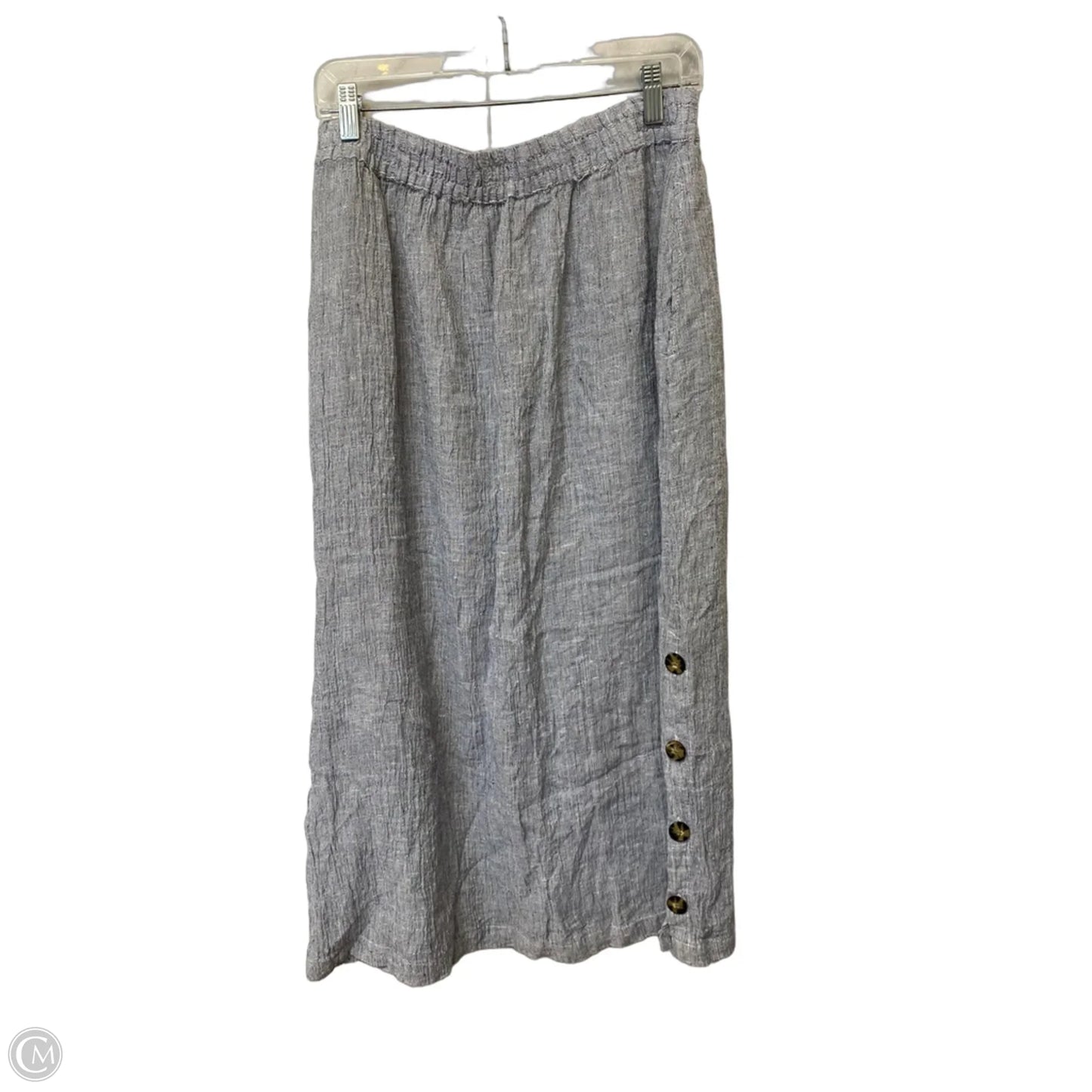 Skirt Maxi By Tahari In Grey, Size: L