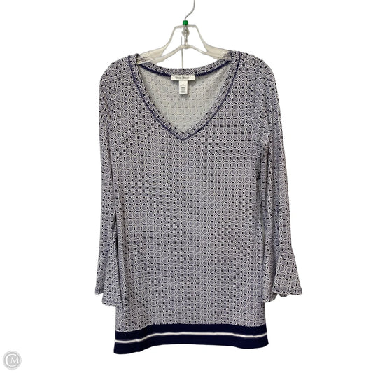 Top Long Sleeve By White House Black Market In Blue, Size: S