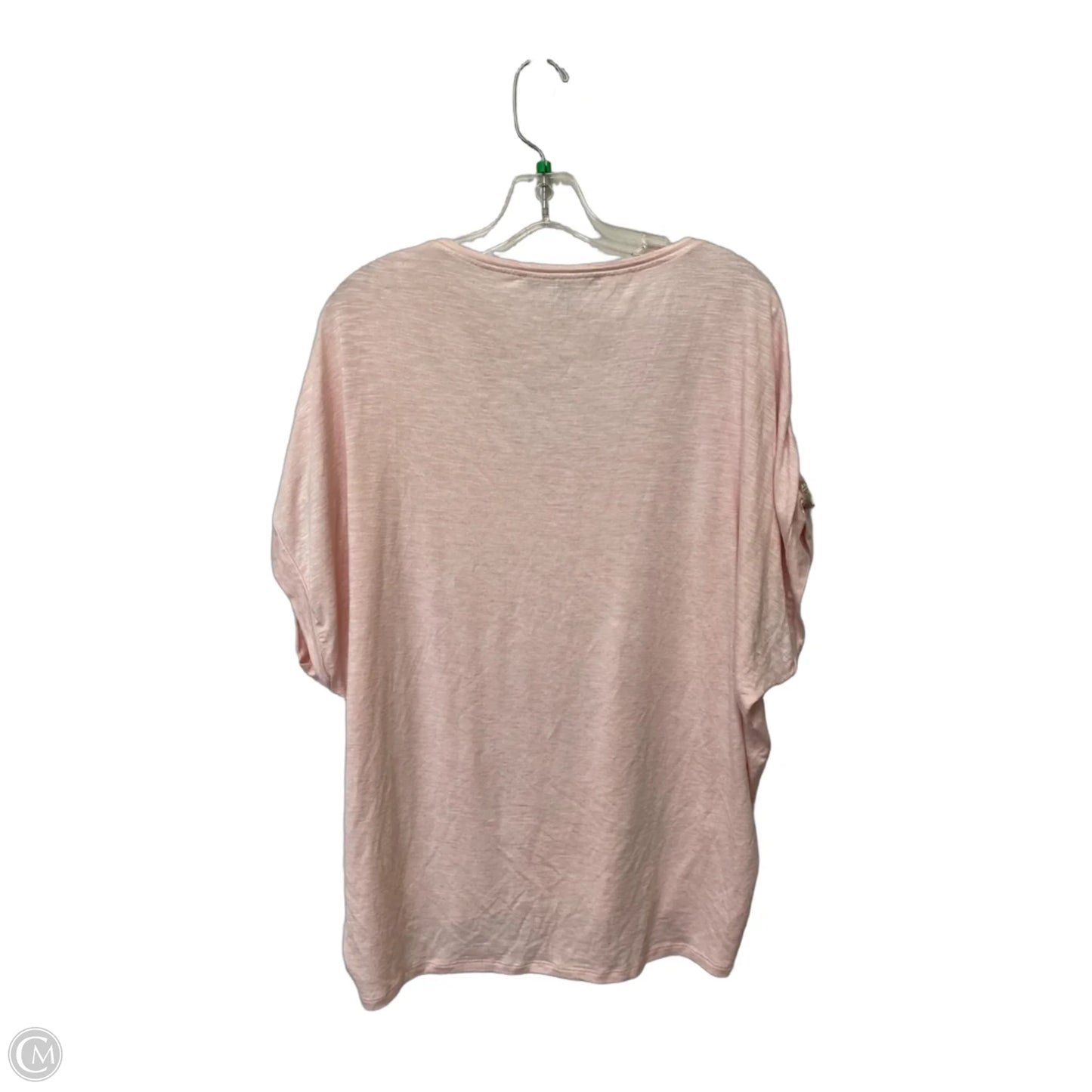 Top Short Sleeve By White House Black Market In Pink, Size: S